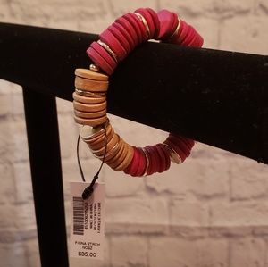 Chico's Fiona Stretch Red Bracelet